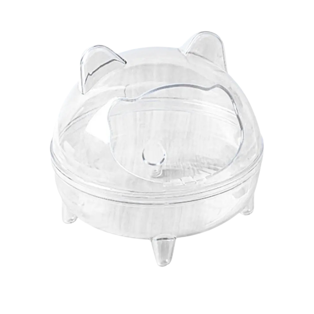 Banheira para Banho de Areia Recipiente para Banho Roedores Chinchila Hamster